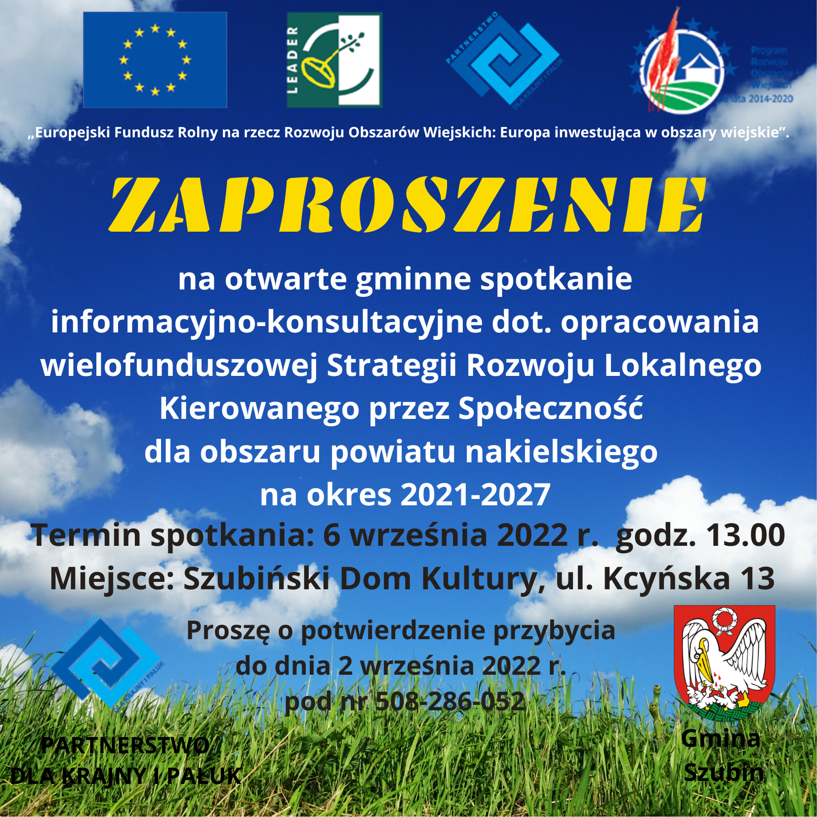Konsultacje Startegii Rozwoju Zaproszenie